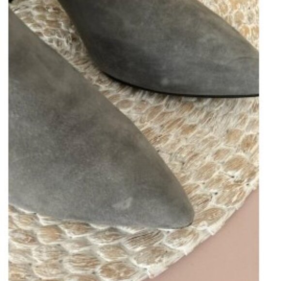 IVANKA TRUMP GRAY SUEDE HIGH HEEL BOOTS - Picture 6 of 8